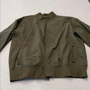 Fabletics Olive Green Men's Bomber Jacket